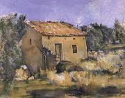 Paul Cezanne Abandoned House near Aix-en-Provence France oil painting artist